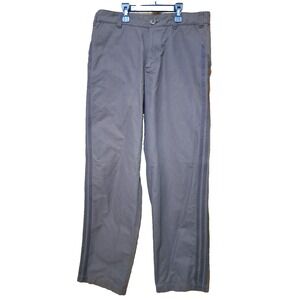 Adidas Men's Brown Cotton Blend Pants With 3 Stripes For Skateboarding Sz‎ 28/30